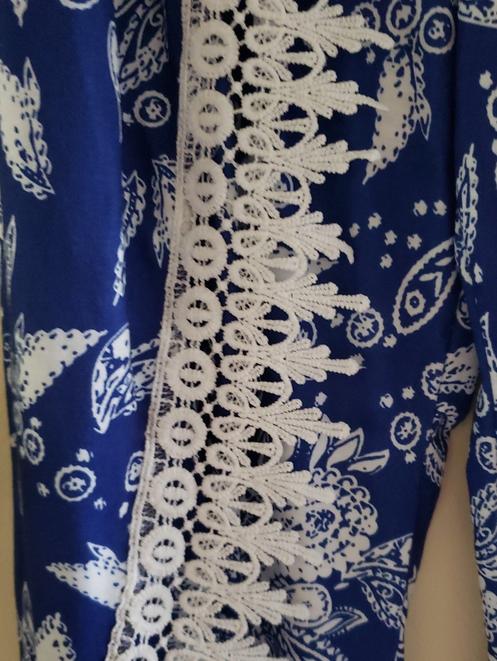 Unbranded NWOT Embroidered Bohemian Assymetrical Pull On Pant - M - Picture 10 of 14